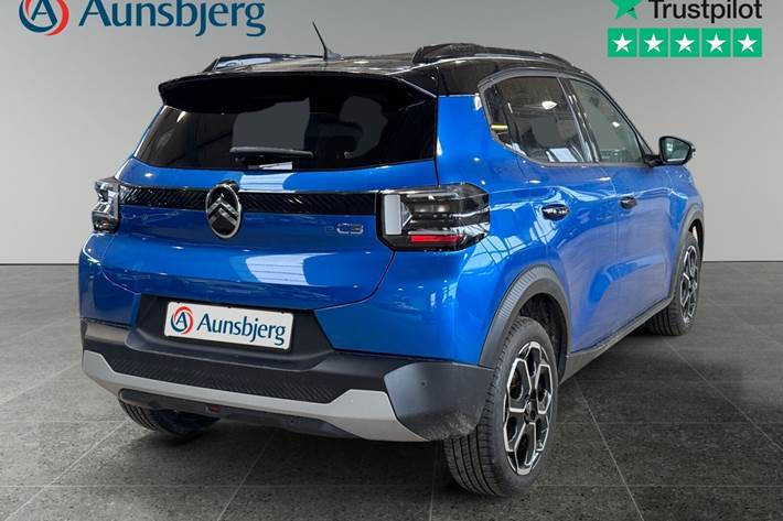 Blå Citroën ë-C3 fra 2025