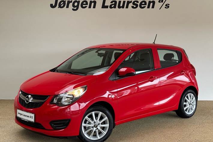 Rød Opel Karl fra 2017