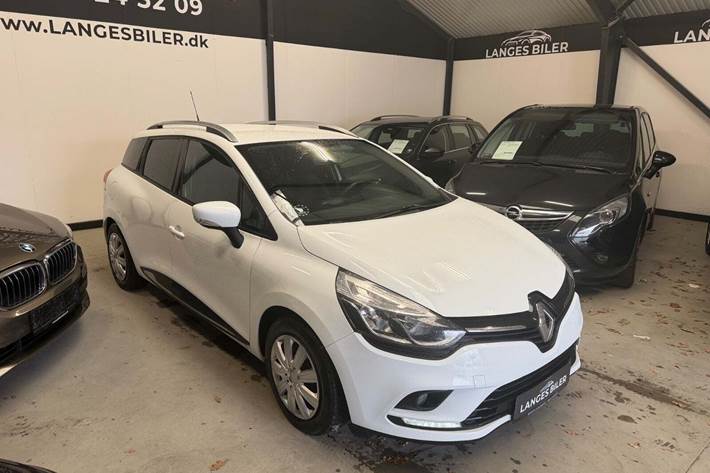 Hvid Renault Clio IV fra 2016