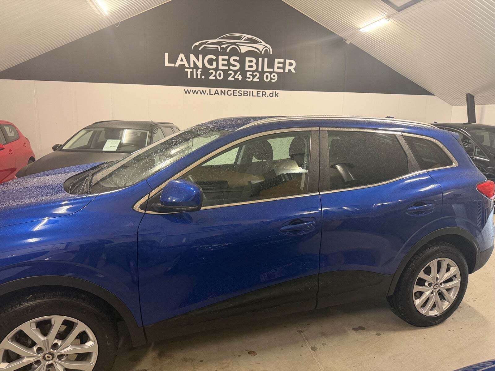 Blå Renault Kadjar fra 2019
