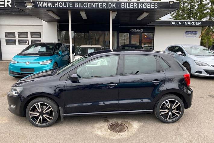 Sort VW Polo fra 2014