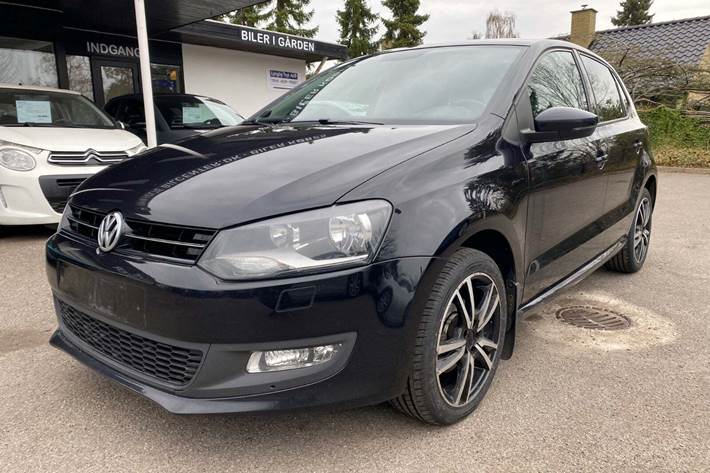 Sort VW Polo fra 2014
