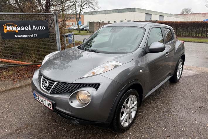 Grøn Nissan Juke fra 2012