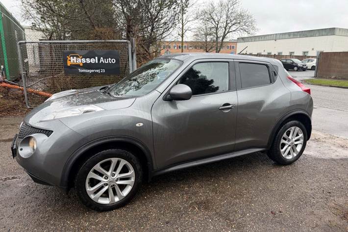 Grøn Nissan Juke fra 2012