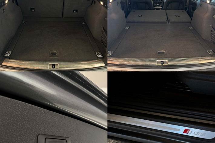 Grå Audi SQ5 fra 2016