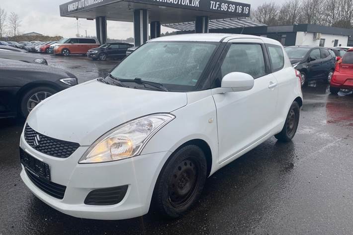 Hvid Suzuki Swift fra 2012