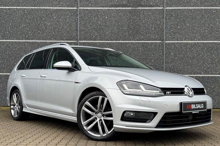 Sølv VW Golf VII fra 2017