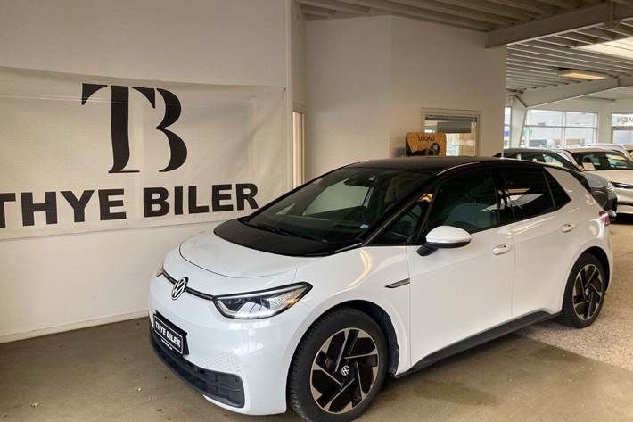 Hvid VW ID.3 fra 2021