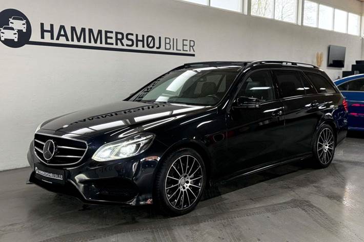 Sort Mercedes E350 fra 2014