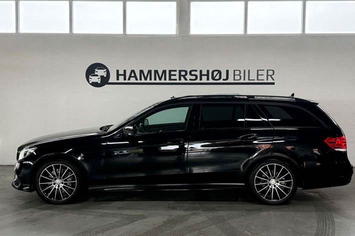 Sort Mercedes E350 fra 2014