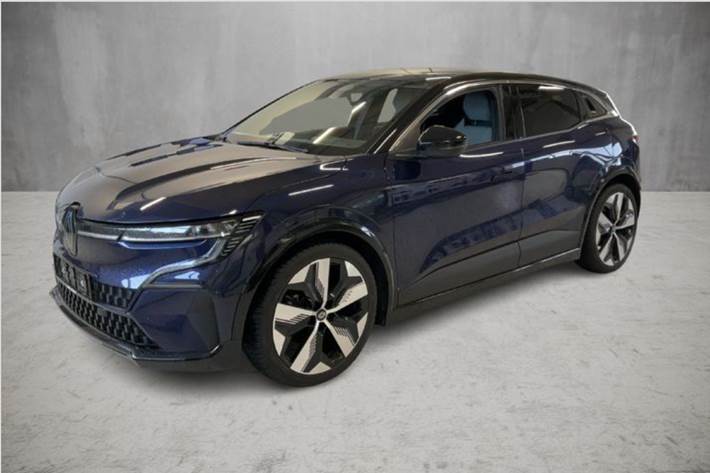 Blå Renault Megane E-Tech fra 2024