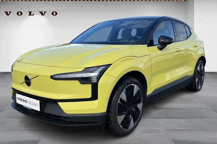 Gul Volvo EX30 fra 2025