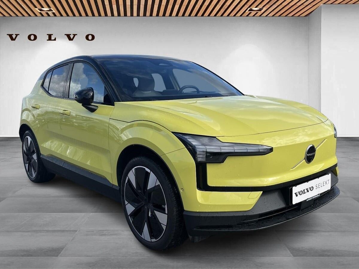 Gul Volvo EX30 fra 2025
