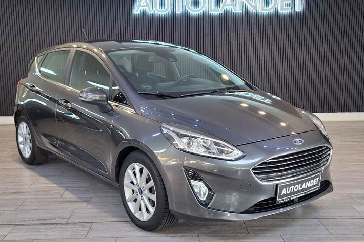 Grå Ford Fiesta fra 2018