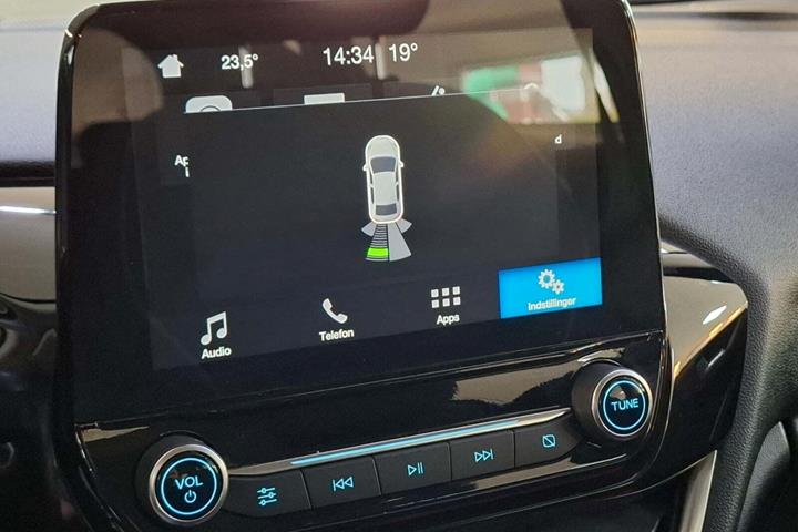 Grå Ford Fiesta fra 2018