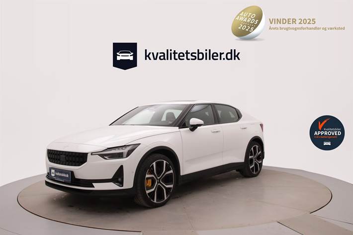 Hvid Polestar 2 fra 2023
