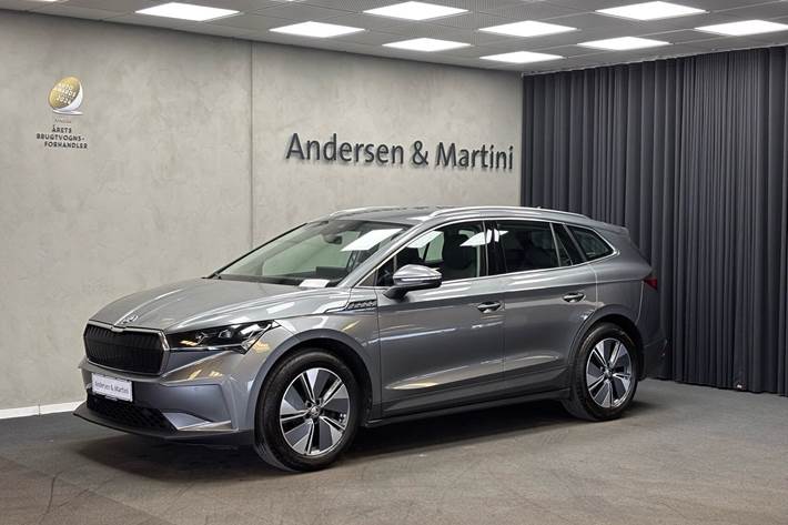 Grå Skoda Enyaq fra 2022
