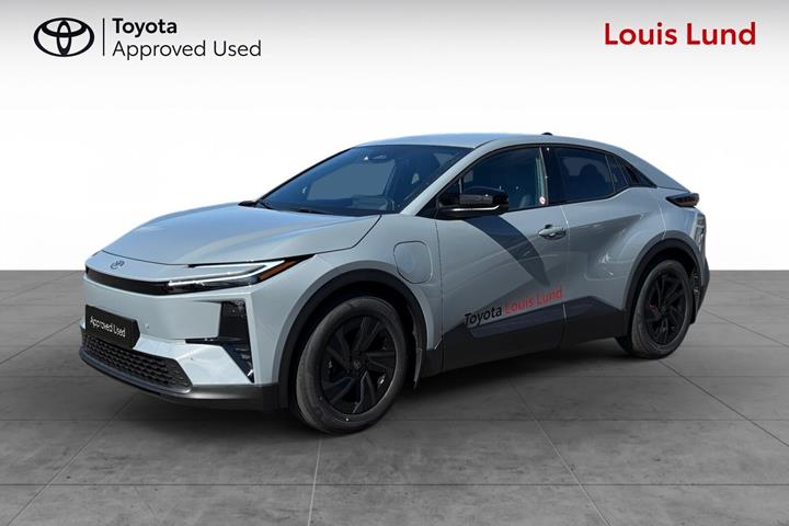 Grå Toyota C-HR+ fra 2026 set udefra