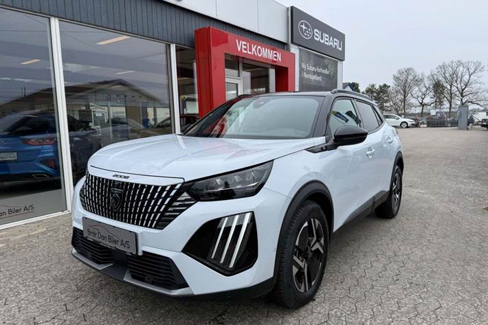 Hvid Peugeot e-2008 fra 2024