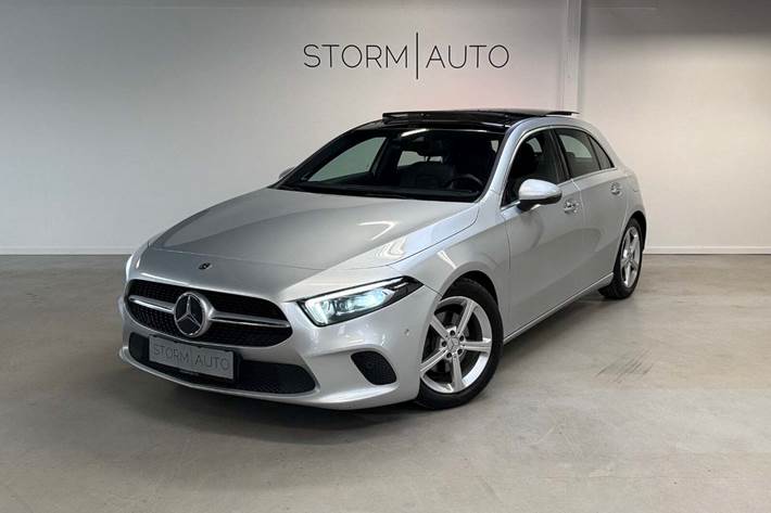 Sølv Mercedes A200 fra 2019