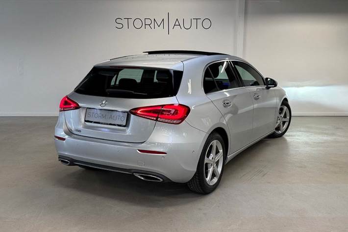 Sølv Mercedes A200 fra 2019