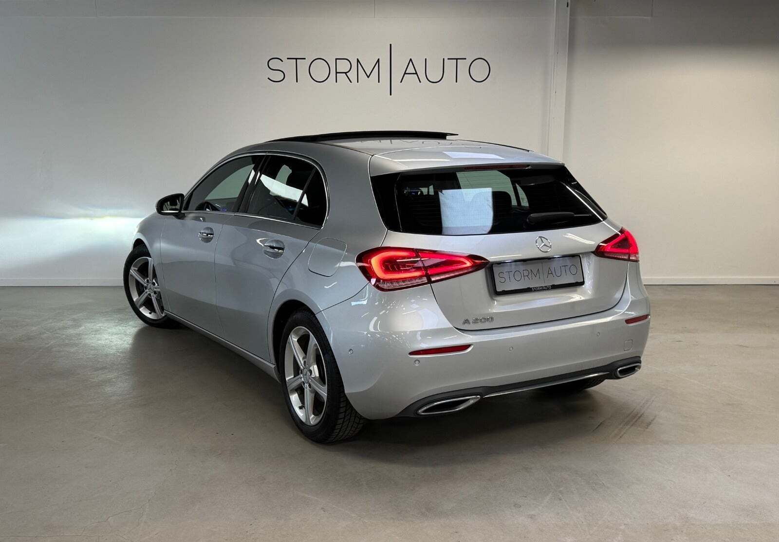 Sølv Mercedes A200 fra 2019