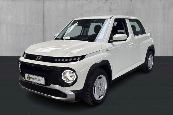 Hvid Hyundai Inster fra 2025