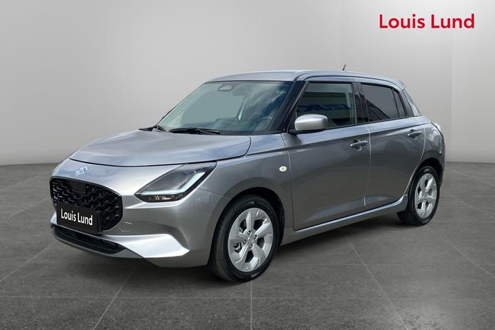 Sølv Suzuki Swift fra 2026 set udefra