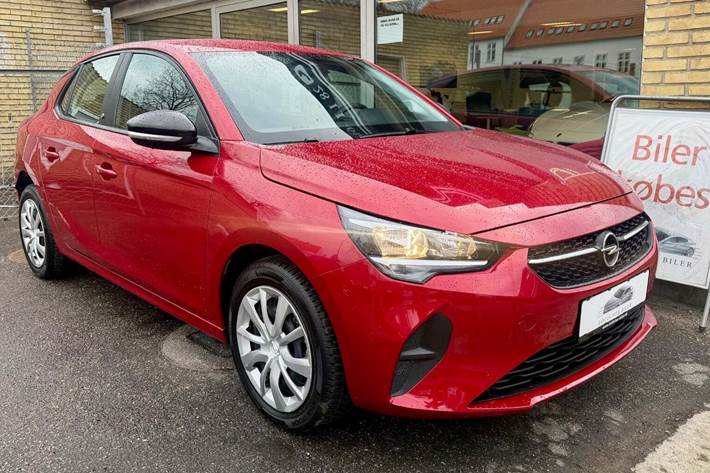 Rød Opel Corsa-e fra 2023