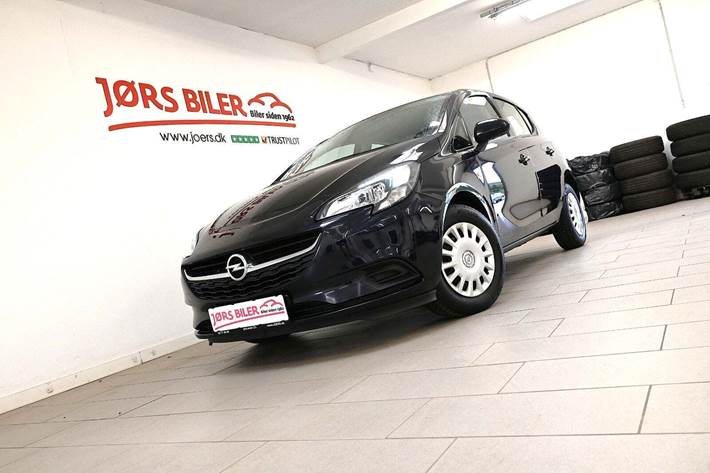 Blå Opel Corsa fra 2019