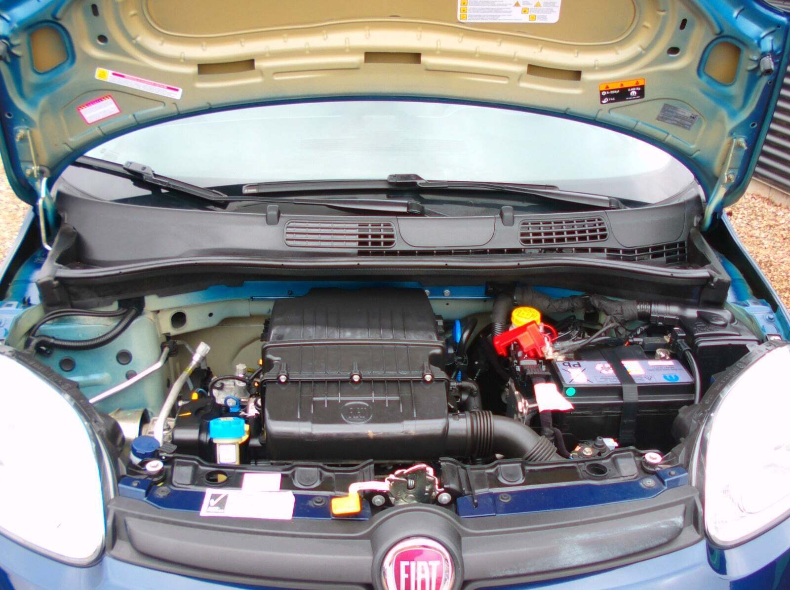 Blå Fiat Panda fra 2018