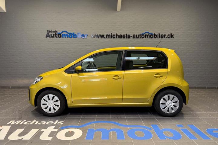 Gul VW UP! fra 2017