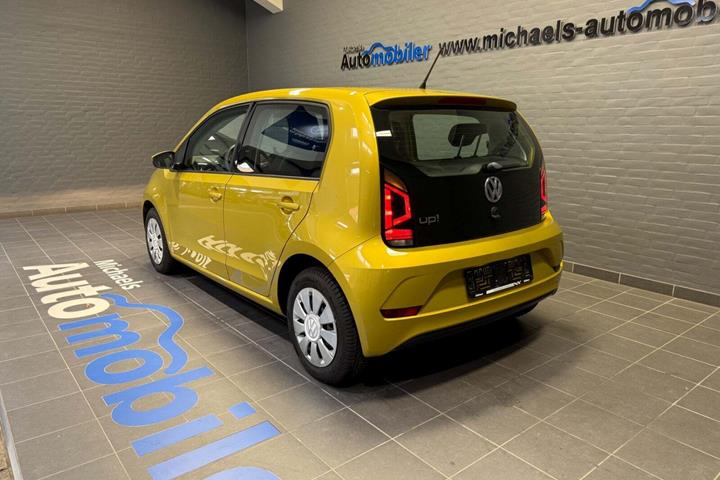 Gul VW UP! fra 2017