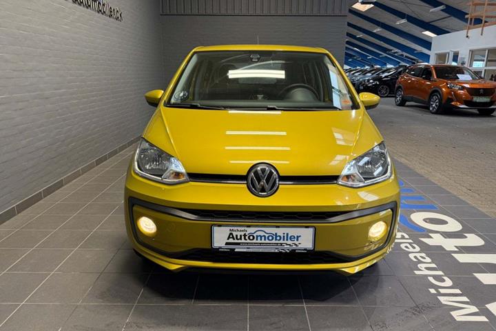 Gul VW UP! fra 2017