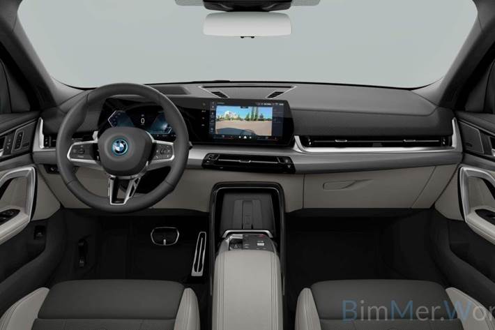 Grå BMW iX2 fra 2025
