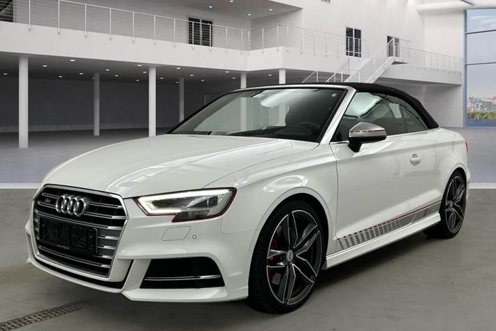 Hvid Audi S3 fra 2017