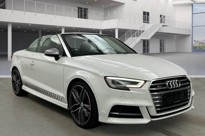 Hvid Audi S3 fra 2017