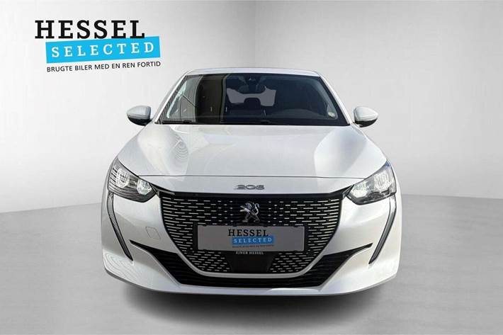 Hvid Peugeot e-208 fra 2020