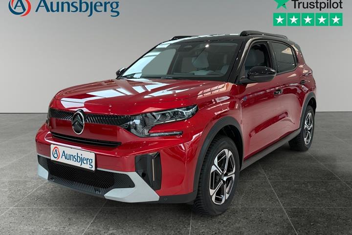Rød Citroën e-C3 Aircross fra 2025 set udefra