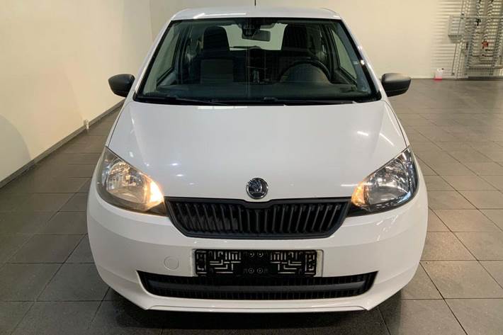 Hvid Skoda Citigo fra 2013