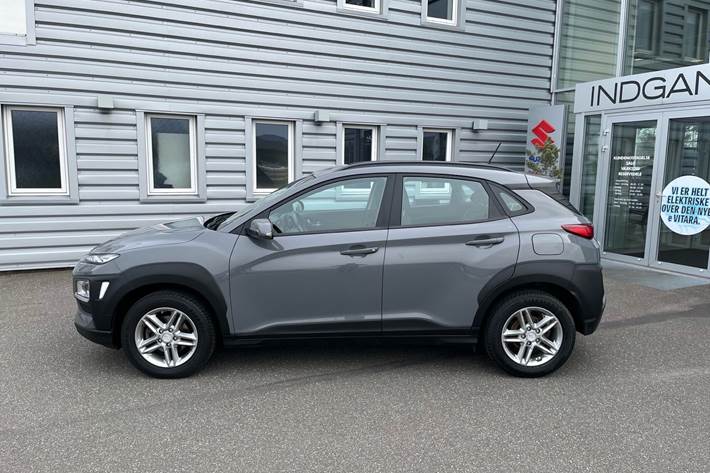 Grå Hyundai Kona fra 2020