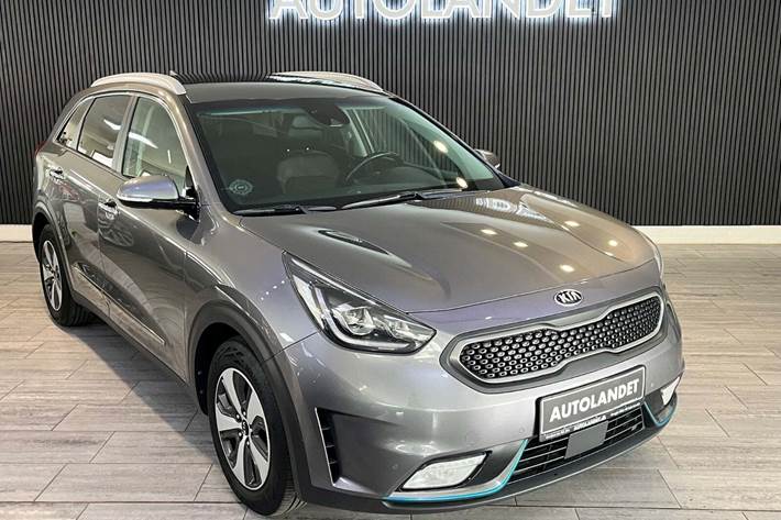 Grå Kia Niro fra 2018