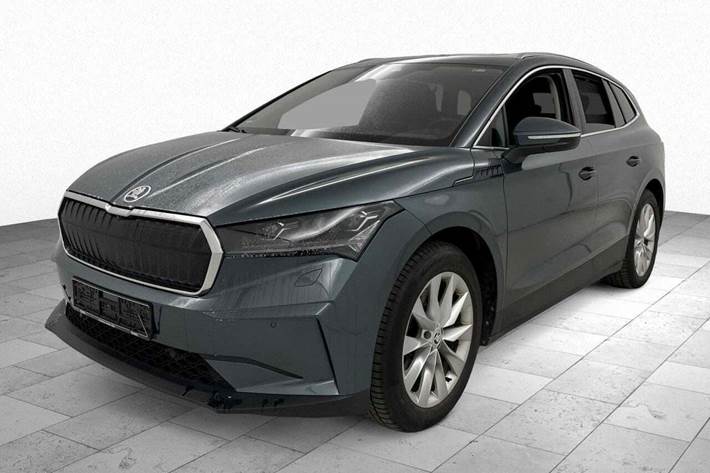 Grå Skoda Enyaq fra 2022