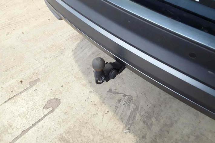 Grå Skoda Enyaq fra 2022