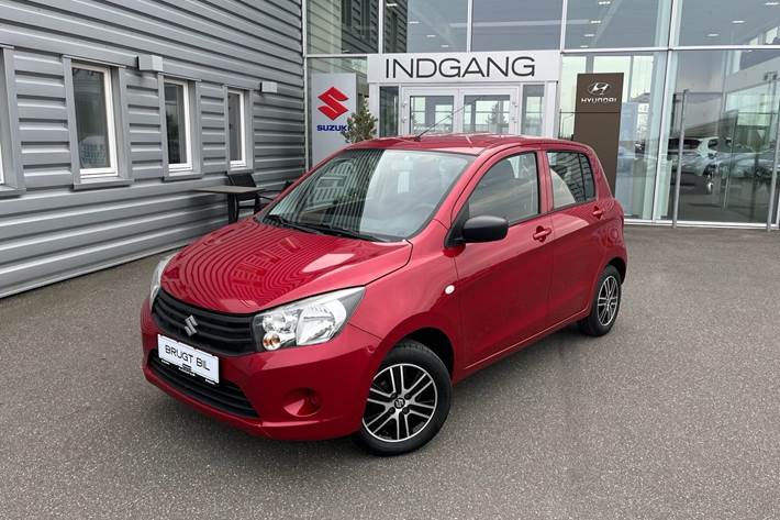 Rød Suzuki Celerio fra 2015