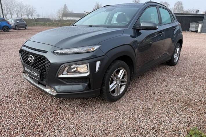 Grå Hyundai Kona fra 2018