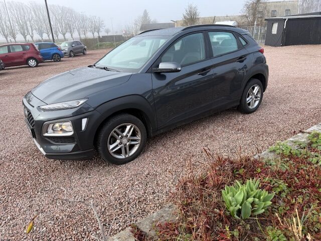 Grå Hyundai Kona fra 2018