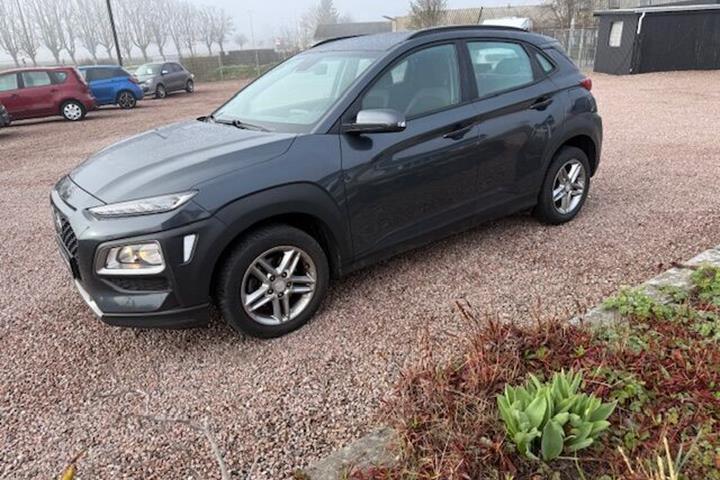 Grå Hyundai Kona fra 2018