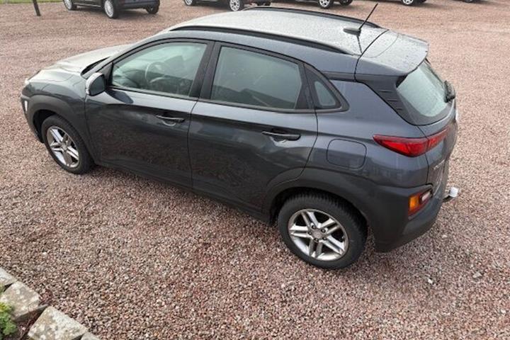 Grå Hyundai Kona fra 2018