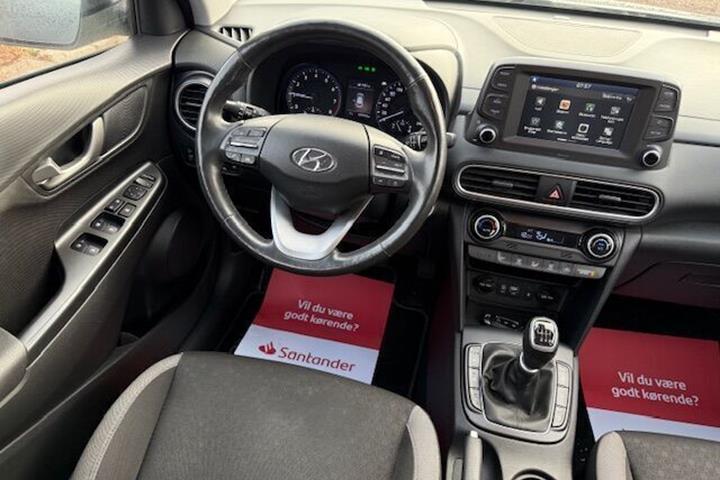 Grå Hyundai Kona fra 2018